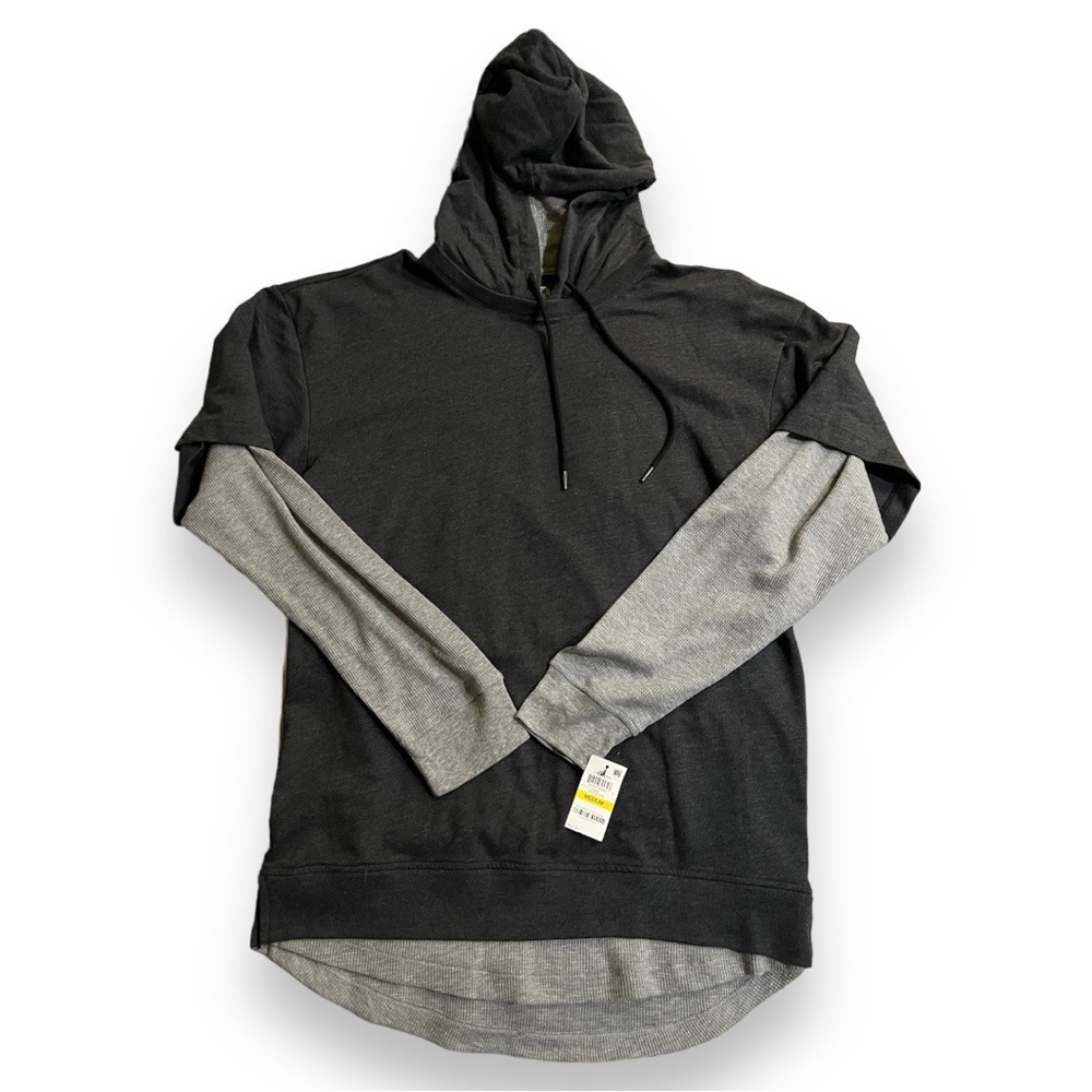 AMERICAN RAG Men’s Hooded Long Sleeve Shirt Size Medium